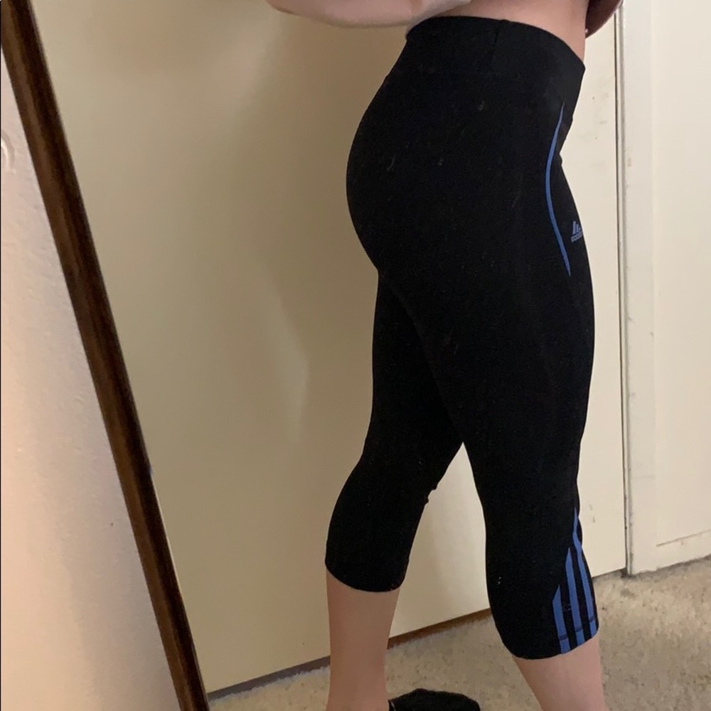 ADIDAS cropped workout pants SMALL